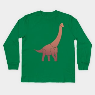 Sauroposeidon Sauropod Dinosaur T-shirt Merchandise, Great Gift For All Ages Kids Long Sleeve T-Shirt